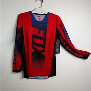 Fox 180 Racing Red and Black Jersey NEW with tag